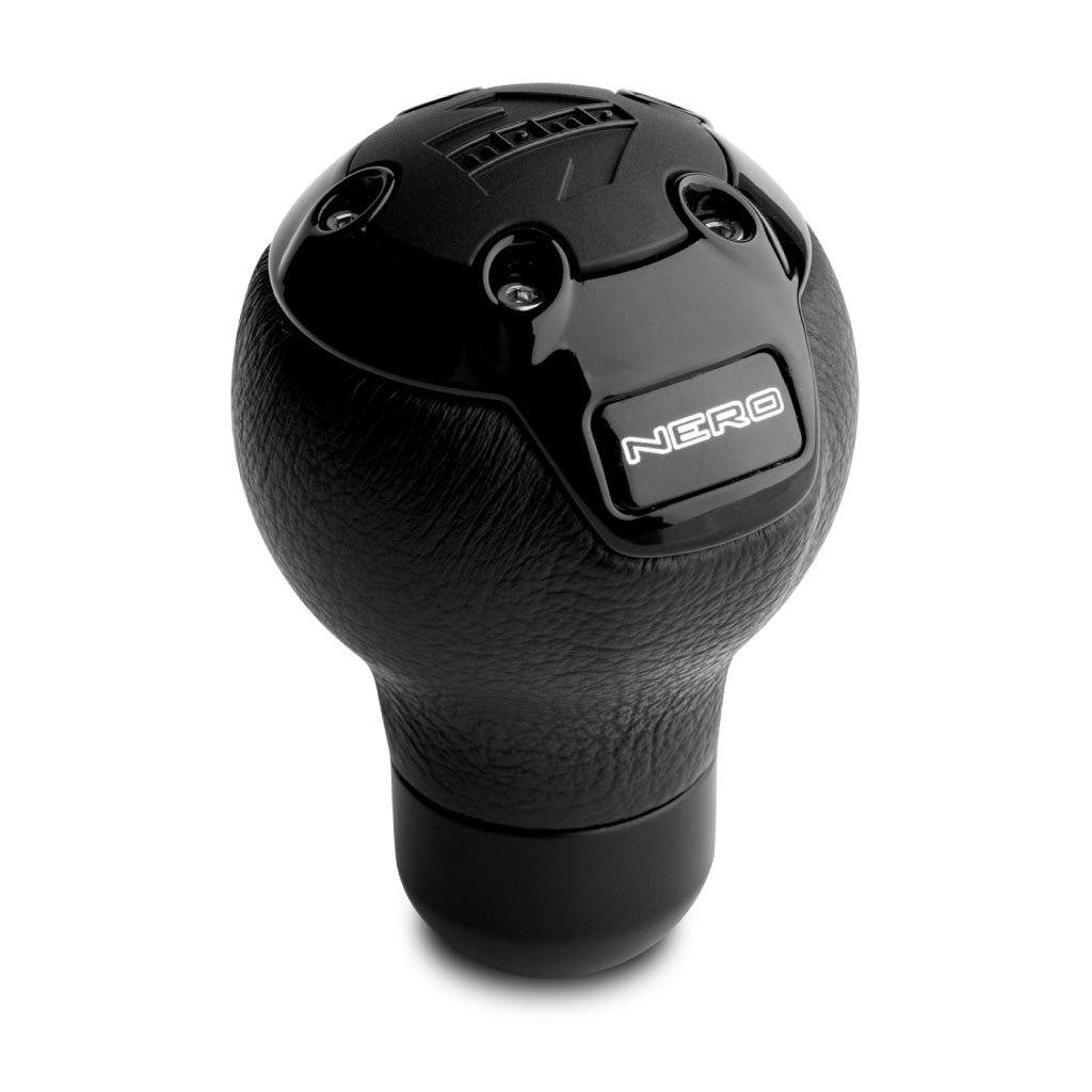 MOMO Nero Shift Knob Leather