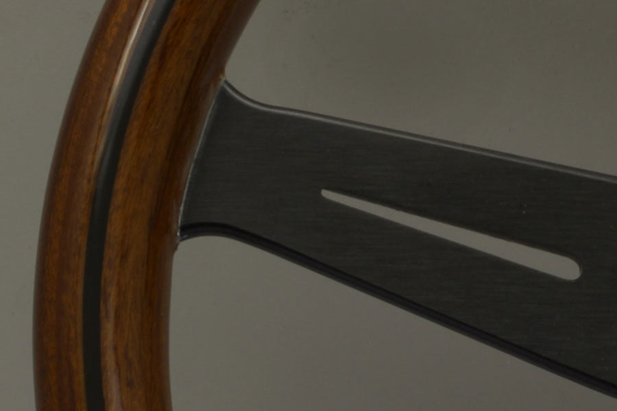 Nardi ND Classic Steering Wheel - Wood Black Spokes 330mm