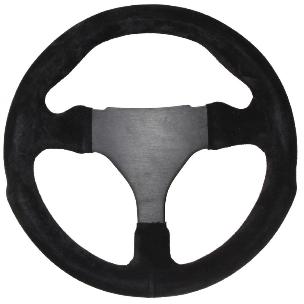 Sport Line Formula Steering Wheel Black Suede Black Spokes 270mm