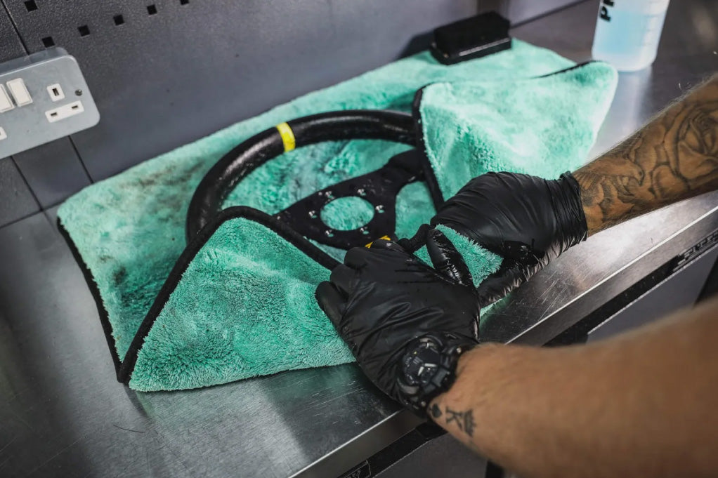 How to clean a suede steering wheel
