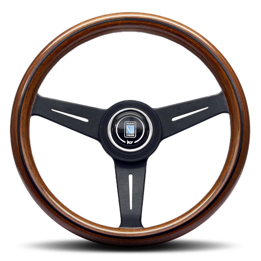 Nardi ND Classic Steering Wheel - Wood Black Spokes 340mm