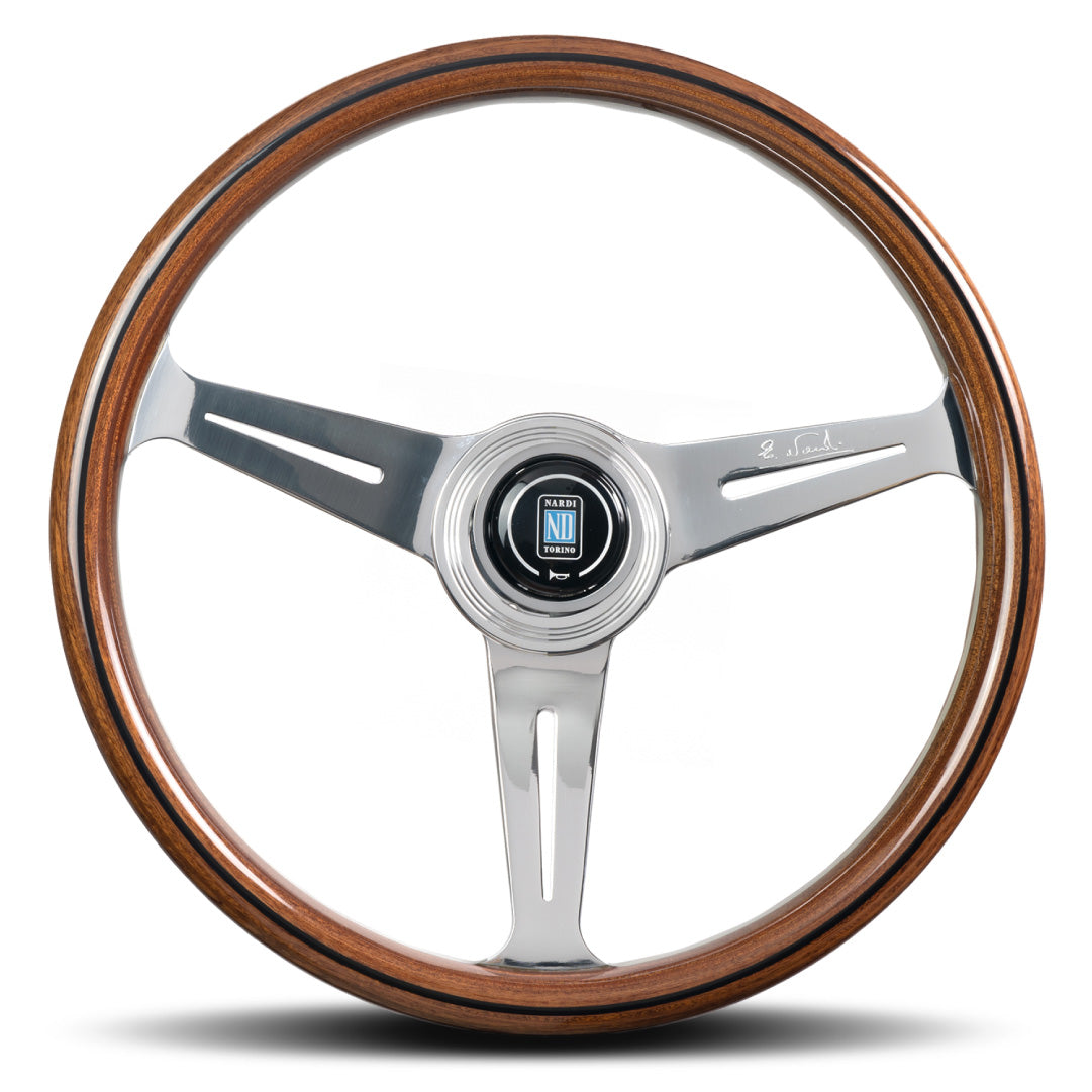 Nardi ND Classic Steering Wheel - Wood Polished Spokes 360mm