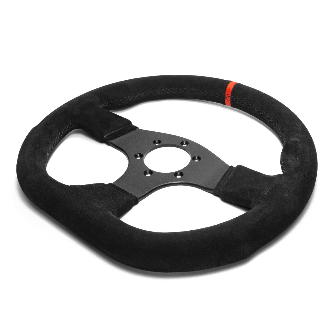 Ferrari 360 Modena Challenge Steering Wheel - Black Suede Black Spokes 330mm