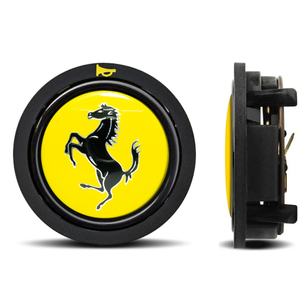 MOMO Ferrari F50 Horn Button - Flat Lip - Flush Mount