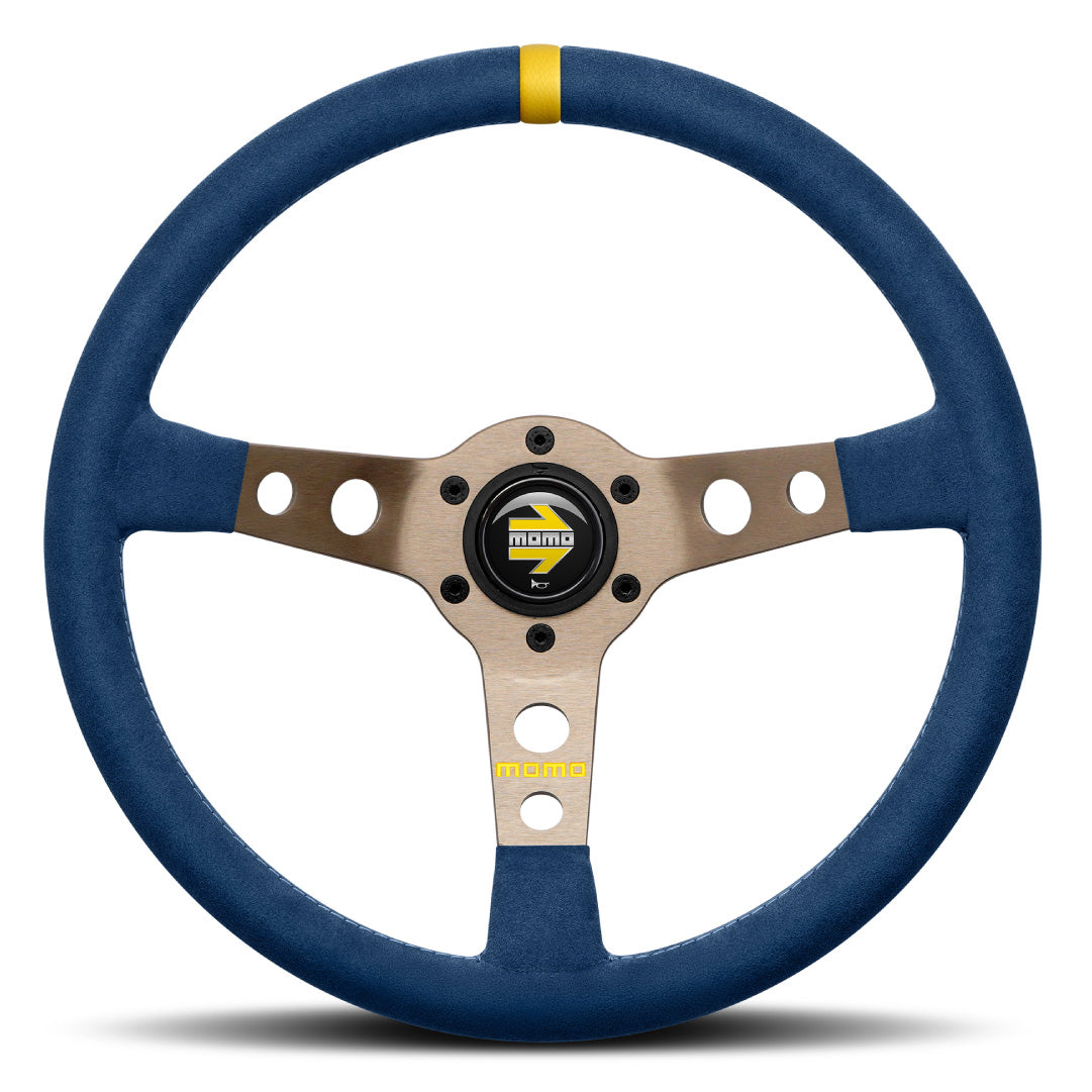 MOMO Mod. 07 Steering Wheel - Blue Alcantara