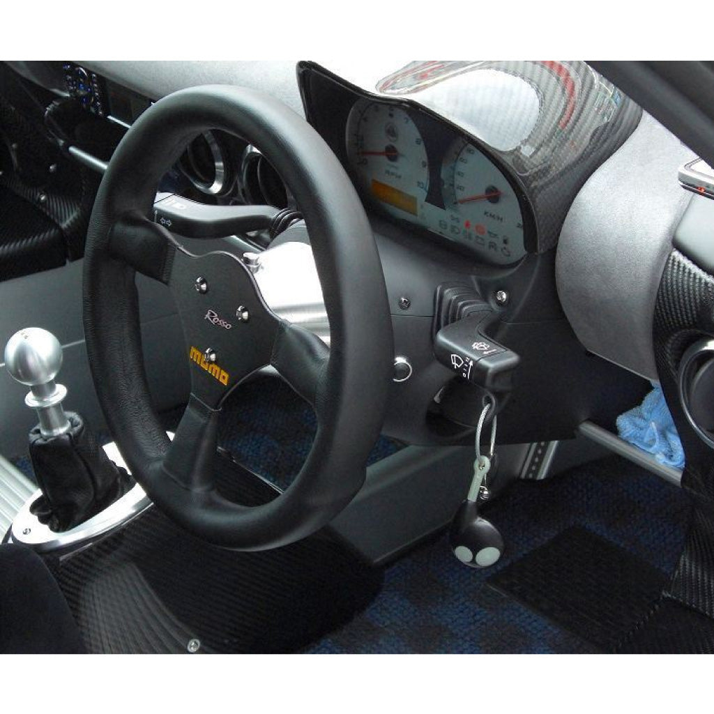 MOMO Mod. 26 Steering Wheel - Black Leather Black Spokes 260mm