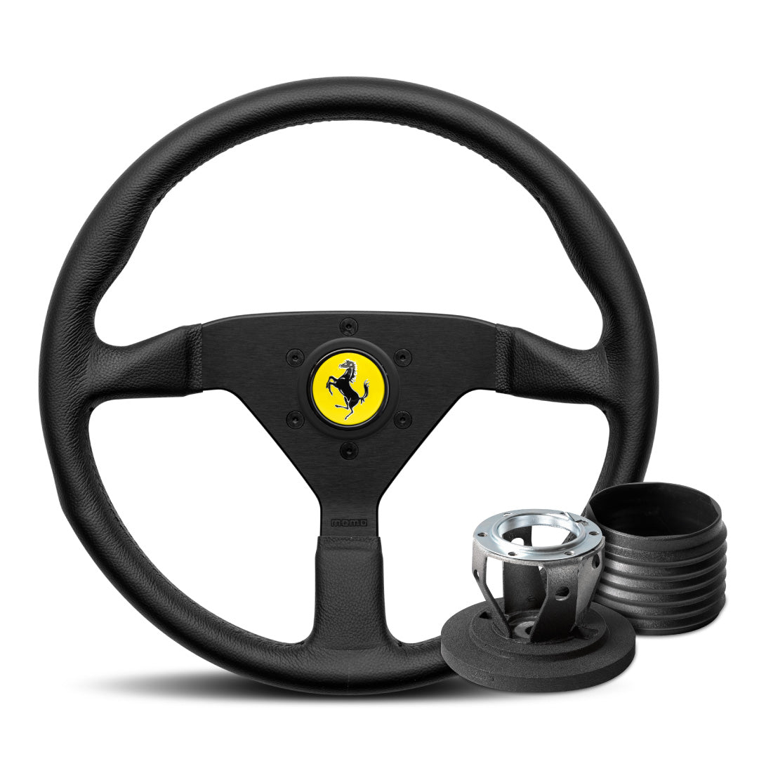 MOMO Montecarlo Steering Wheel & Hub Adapter Boss Kit For Ferrari