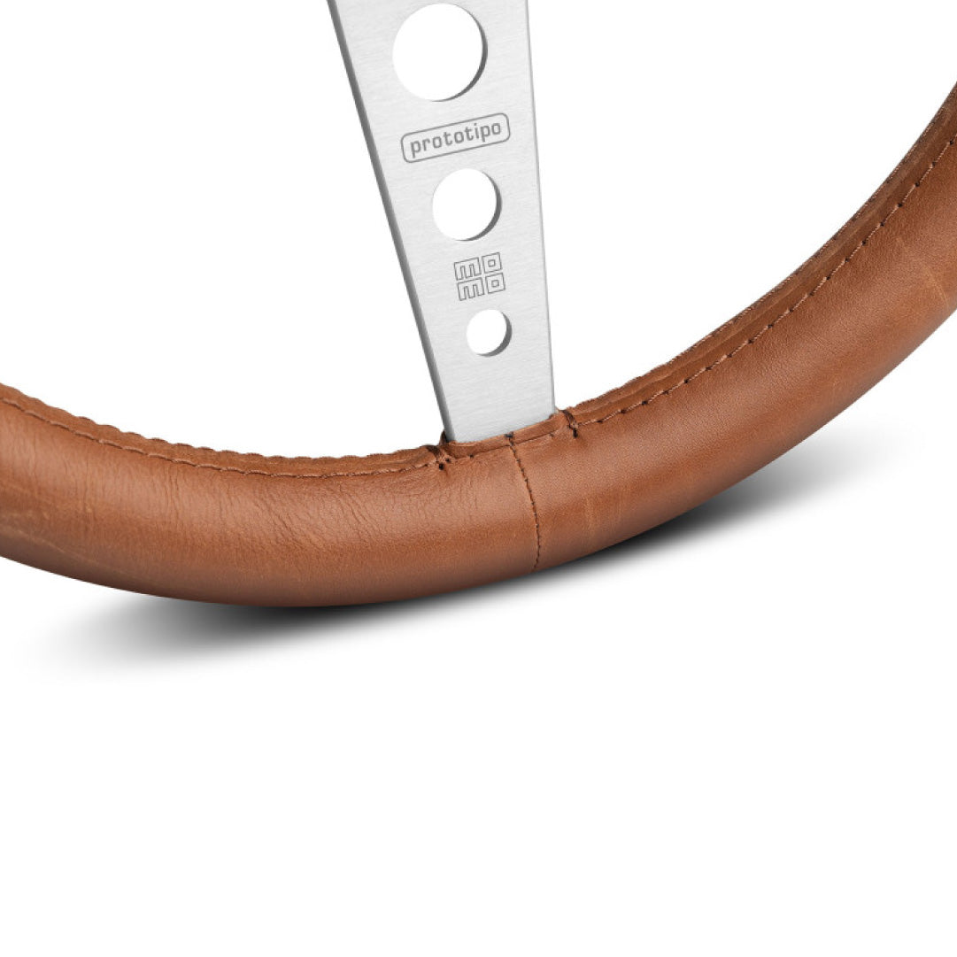 MOMO Prototipo Heritage Tobacco Steering Wheel - Brown
