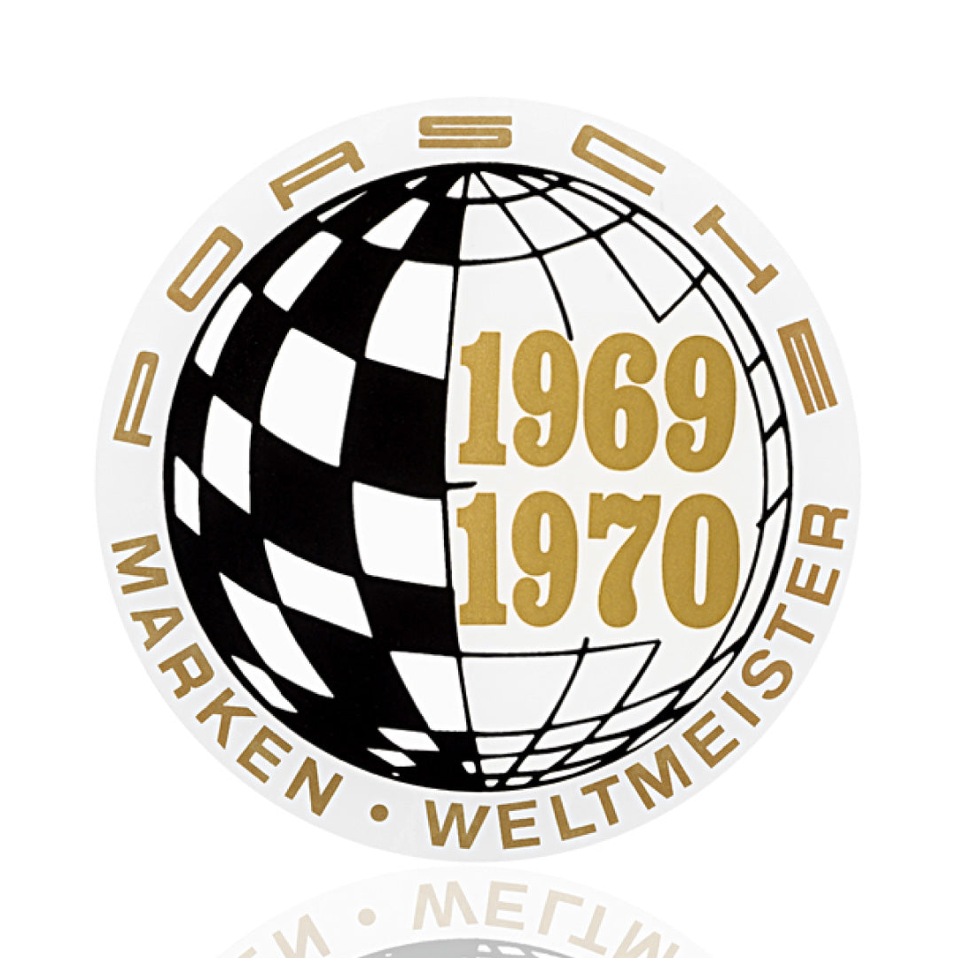Porsche Marken Weltmeister Window Sticker Decal 