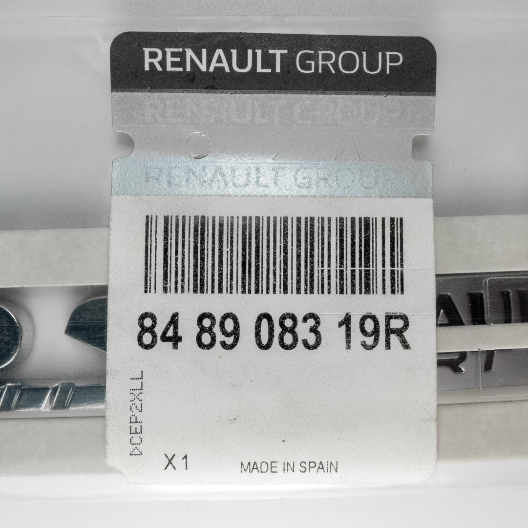 Genuine OE Renault Sport RS Rear Badge