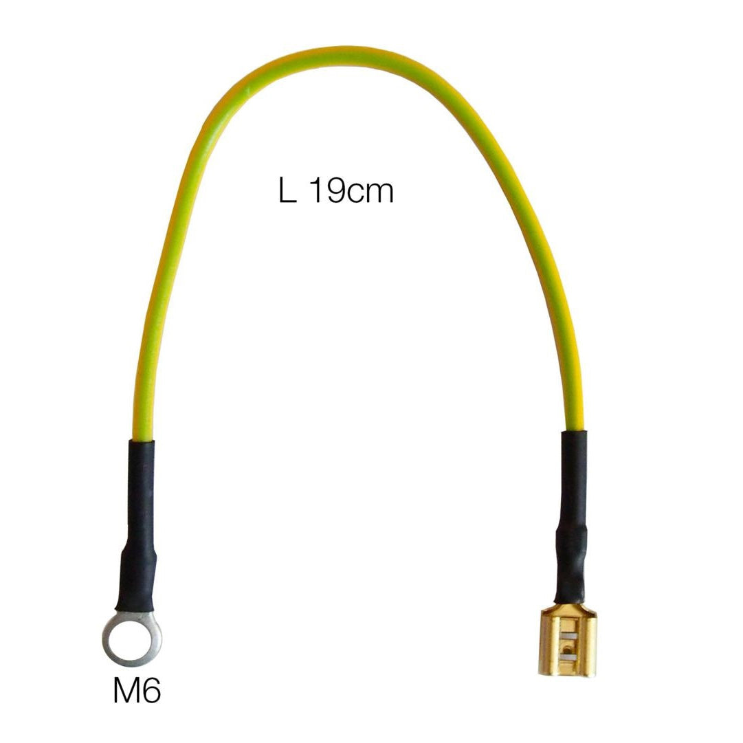 Simoni Racing Horn Ground Wire - Spade & Ring Terminal