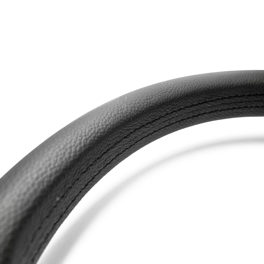 Sport Line Imola Steering Wheel - Black Leather Black Spokes 350mm