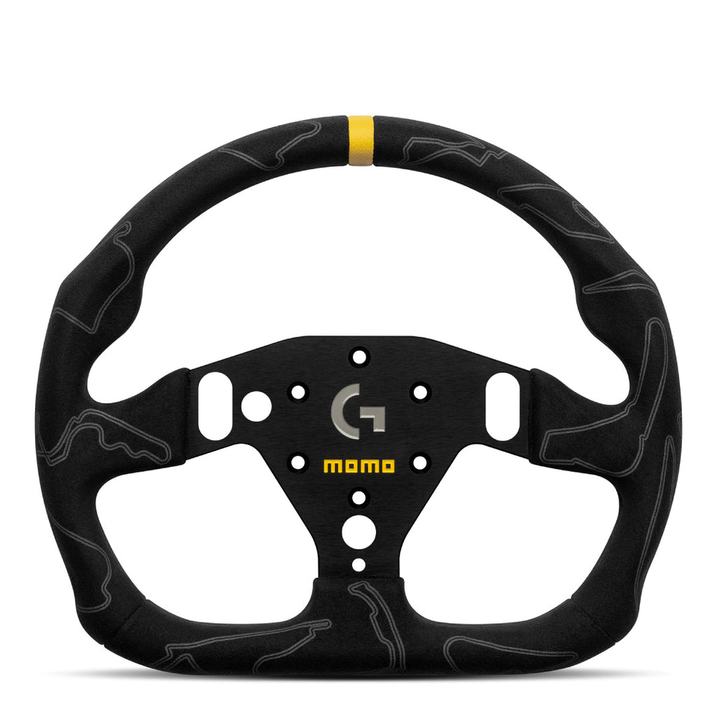 MOMO x Logitech Sim Racing SIM GT-PRO 320 TRACKS Steering Wheel - Blac