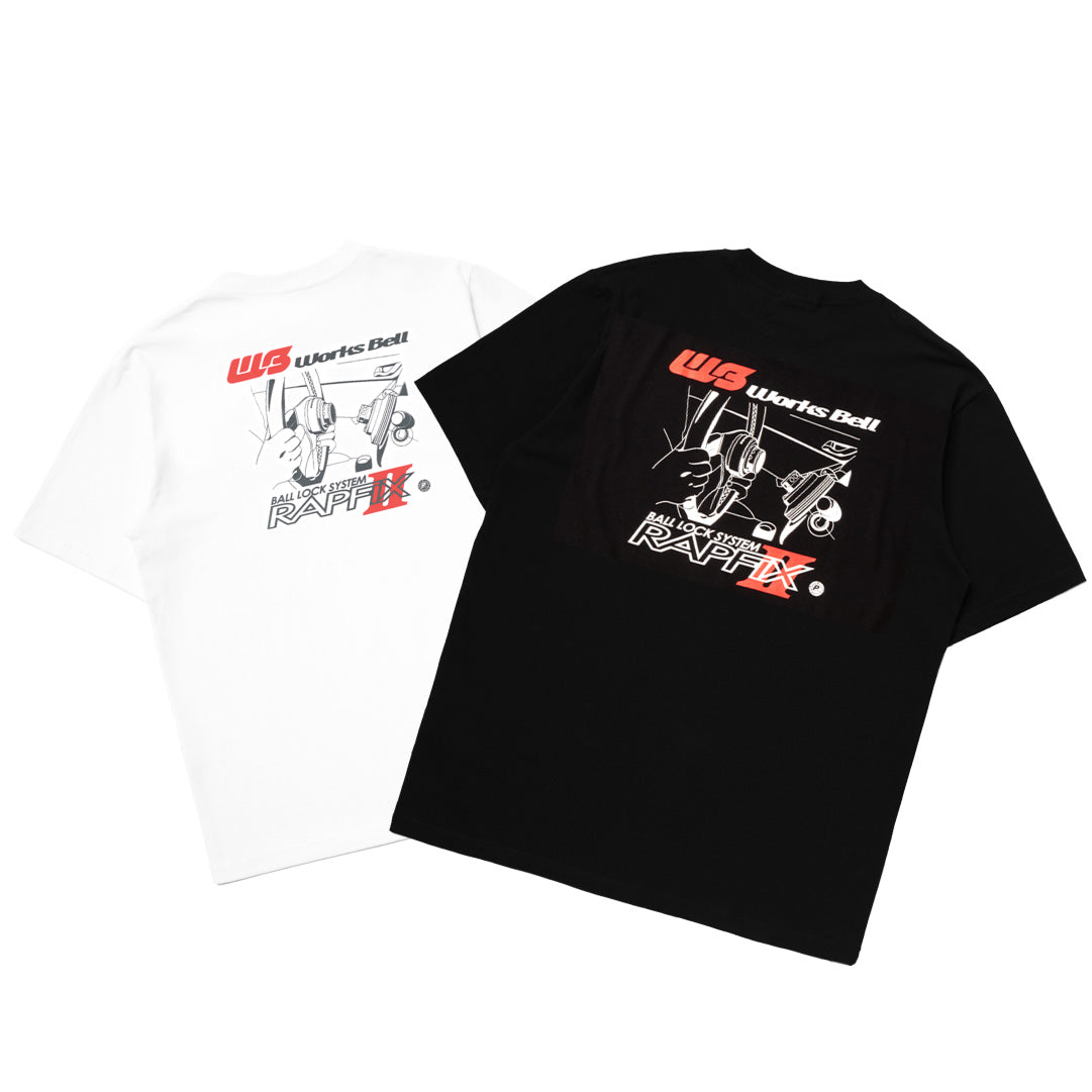 Works Bell T-Shirt - RAPFIX - White & Black