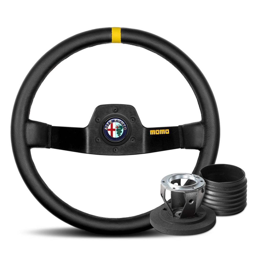 MOMO Mod. 02 Steering Wheel & Hub Adapter Boss Kit For Alfa Romeo 155 146 145