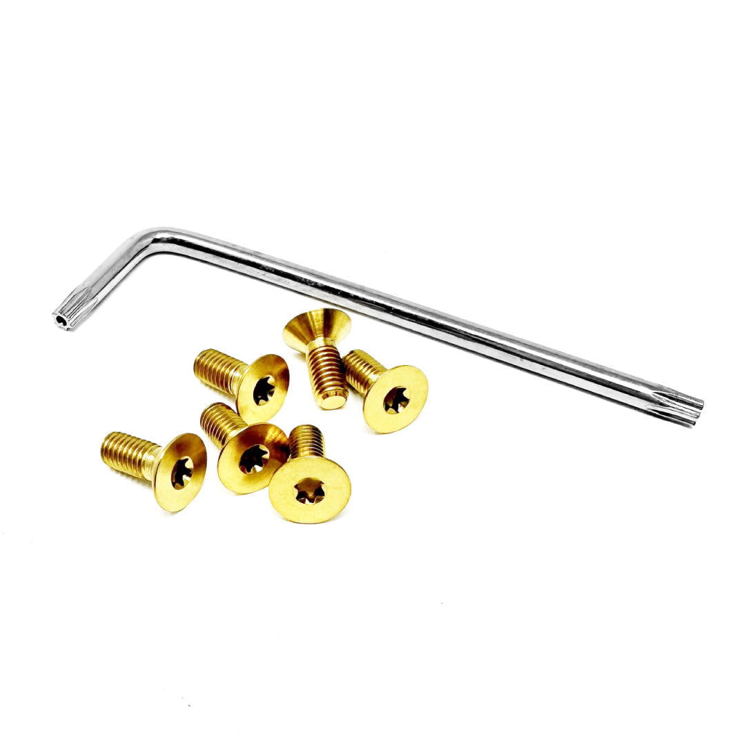 ATC Steering Wheel Torx Bolts - Titanium - Gold