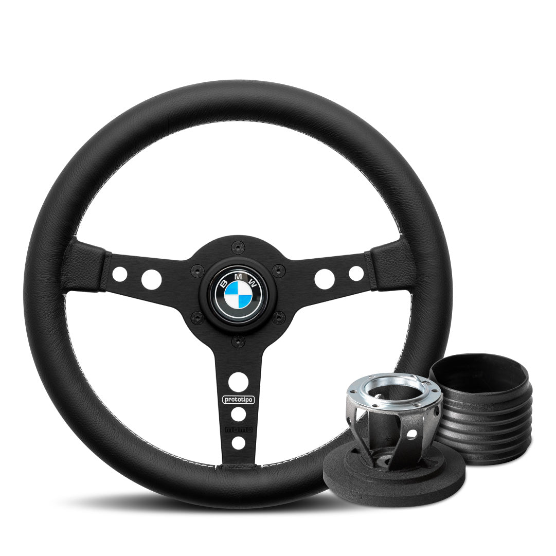 MOMO Prototipo Steering Wheel & Hub Adapter Boss Kit For BMW 1502 1602 1802 2002