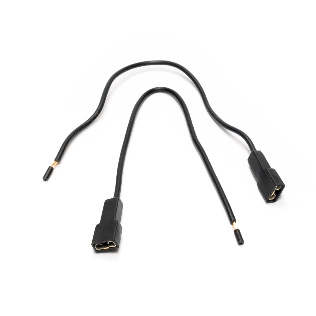 OMP Horn Button Earth Cables - Pair of 2