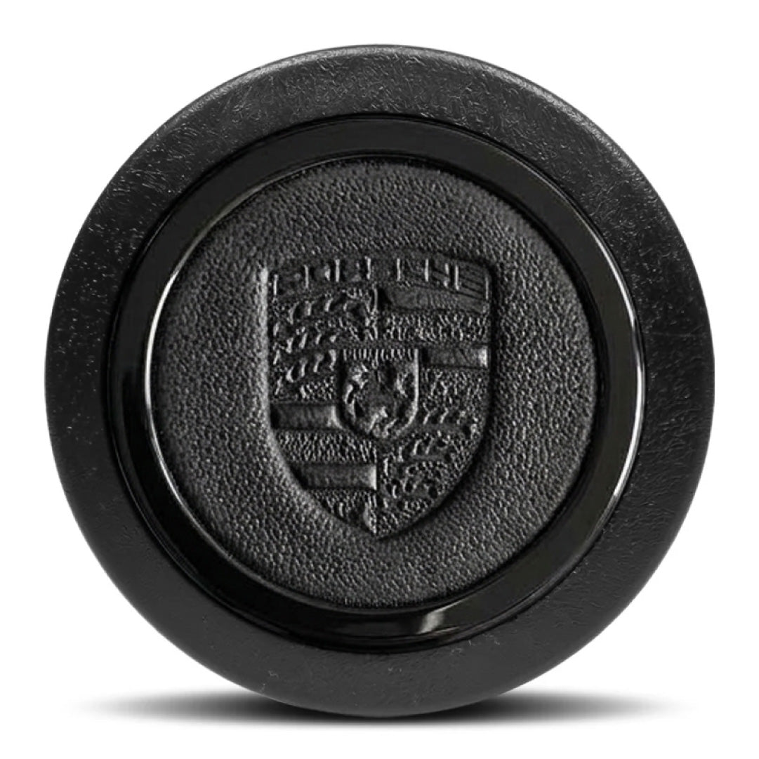 Luisi Porsche Steering Wheel Horn Button - Embossed Hand Punched Porsche Crest