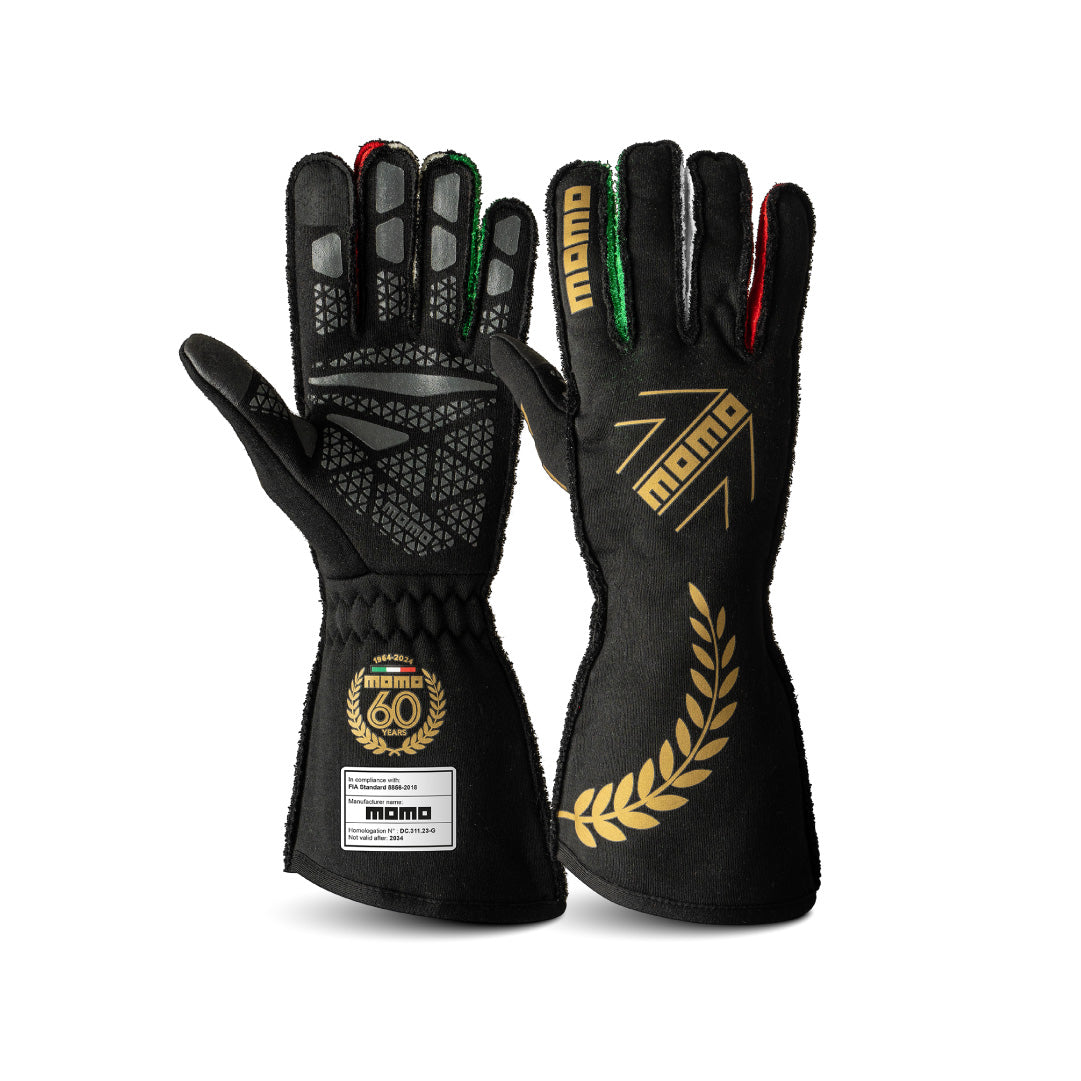 MOMO Corsa Pro Anniversario Racing Gloves - FIA Approved