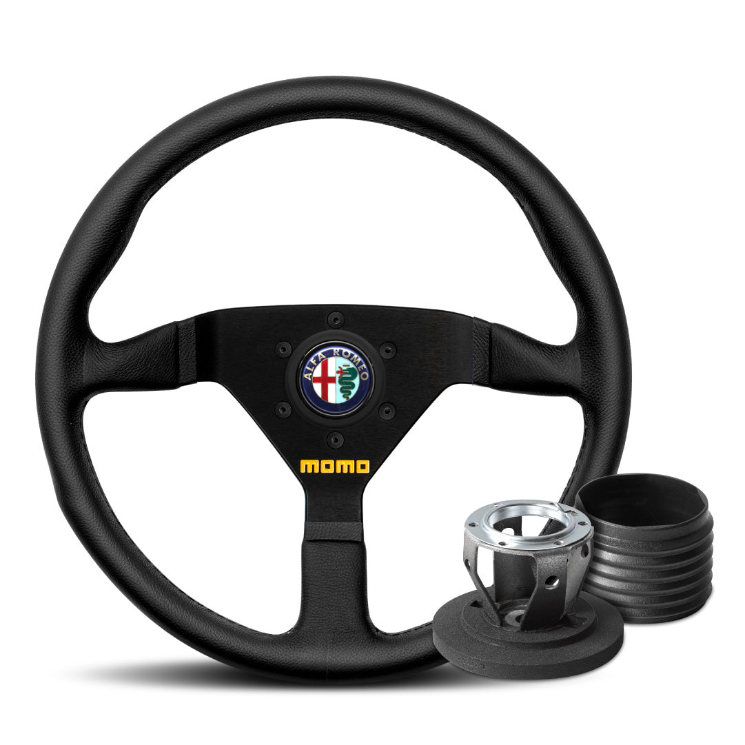 MOMO Mod. 78 Steering Wheel & Hub Adapter Boss Kit For Alfa Romeo 156 166
