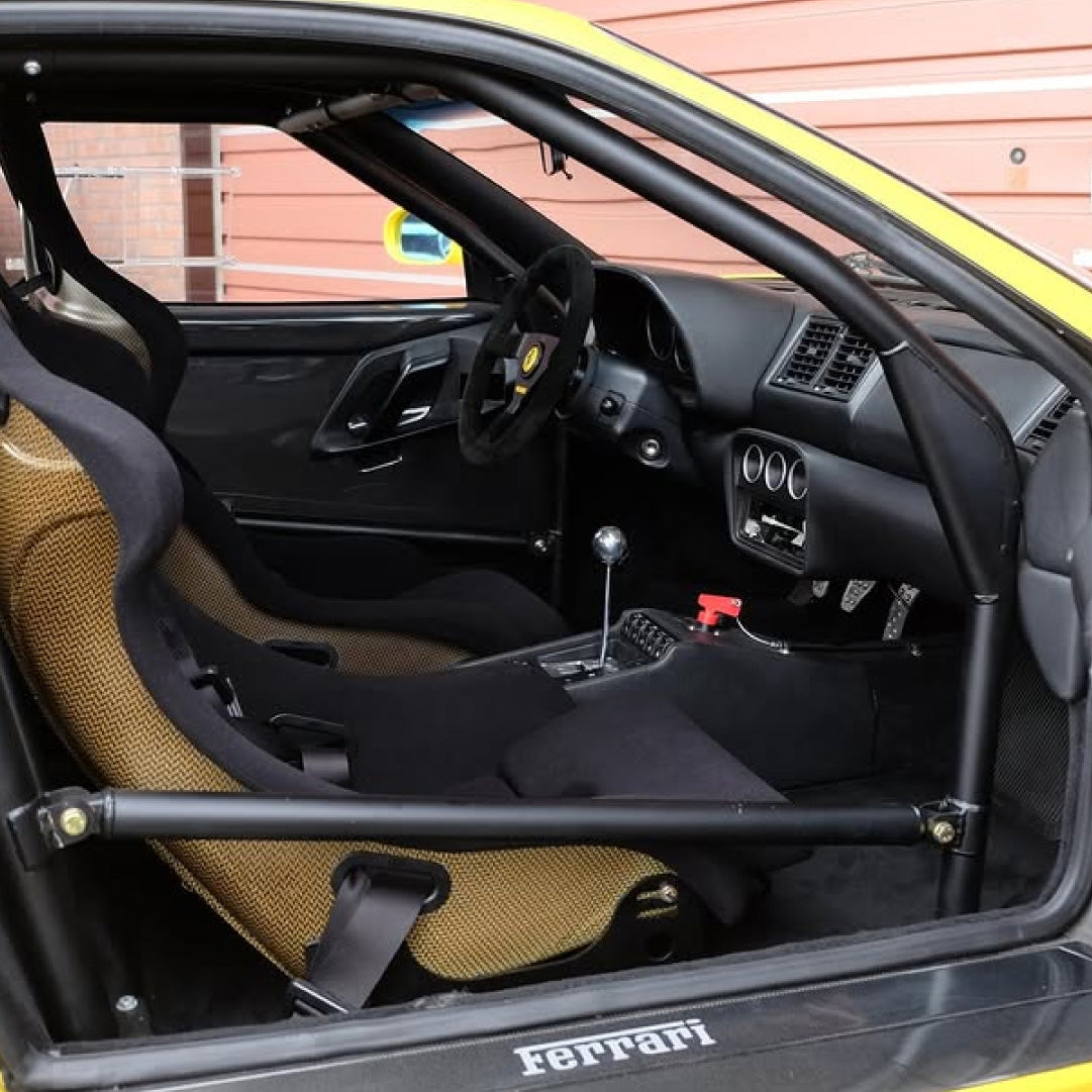 Ferrari F355 Challenge MOMO Mod. 69 Steering Wheel & Works Bell RAPFIX Quick Release Kit For Ferrari F355 360 Modena