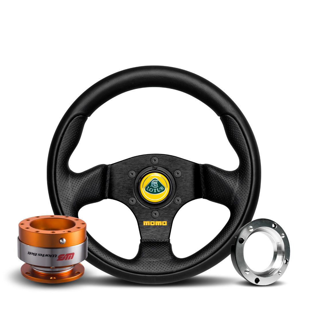 MOMO Team Steering Wheel & Works Bell Rapfix Quick Release Kit For Lotus