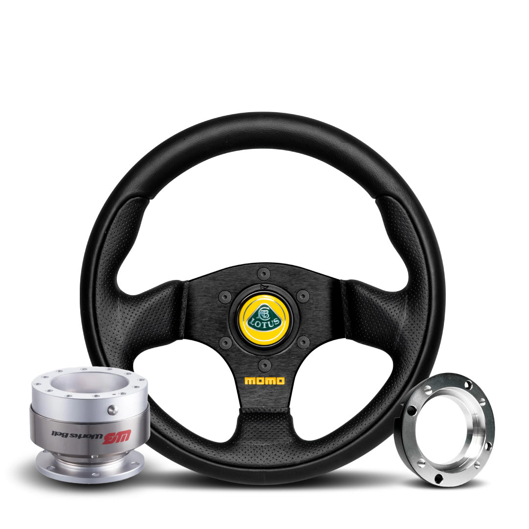 MOMO Team Steering Wheel & Works Bell Rapfix Quick Release Kit For Lotus