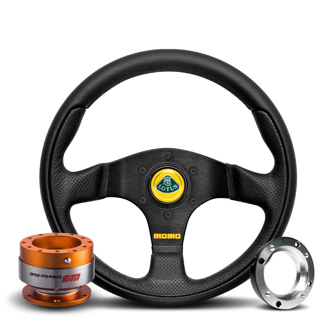 MOMO Team Steering Wheel & Works Bell Rapfix Quick Release Kit For Lotus