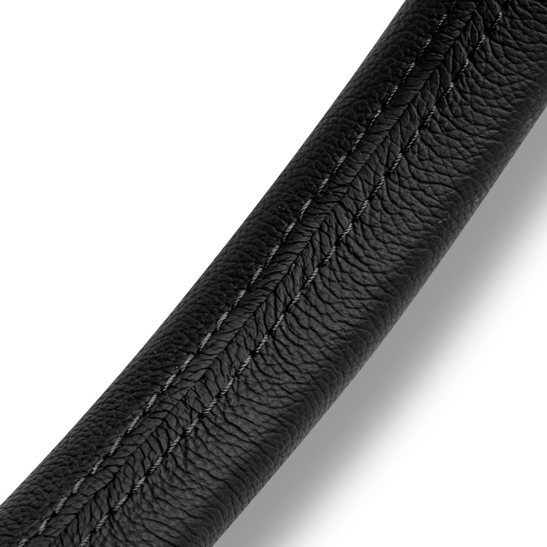MOMO Tuner Steering Wheel - Black Leather Anthracite Spokes