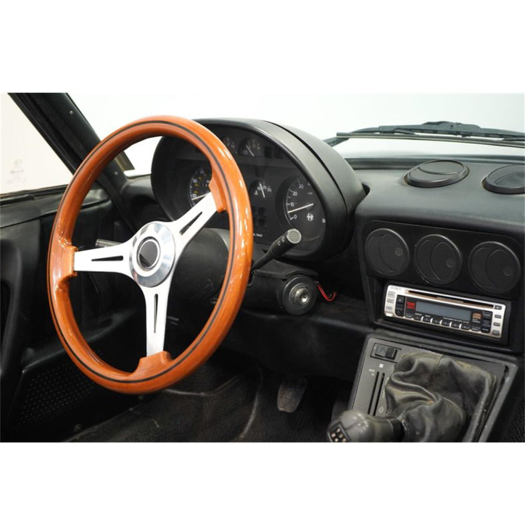 Sport Line Prestige Steering Wheel - Mahogany Wood Polished Spokes 370mm