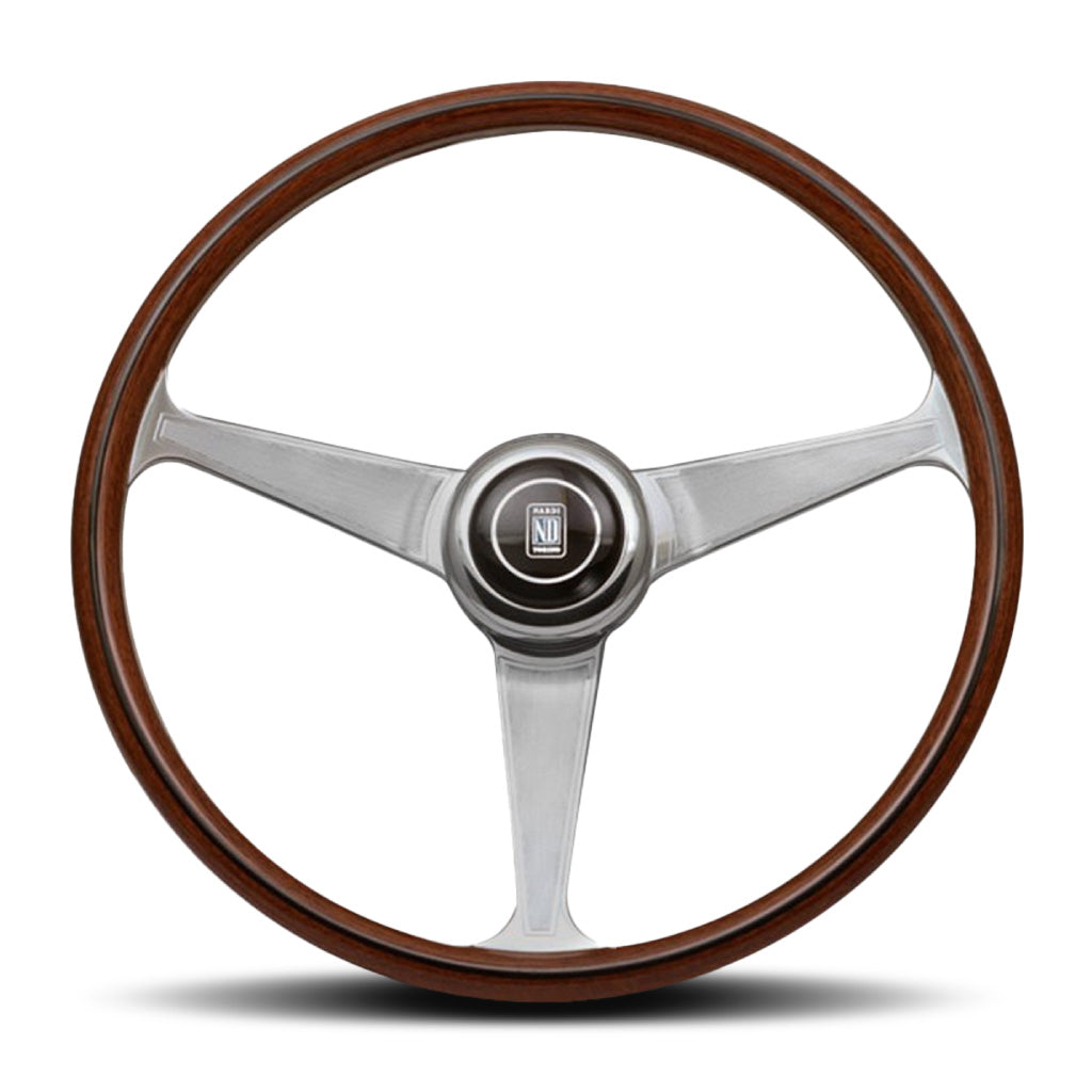 Nardi Anni ’60 Steering Wheel - Mahogany Wood Guilloché Spokes 380mm