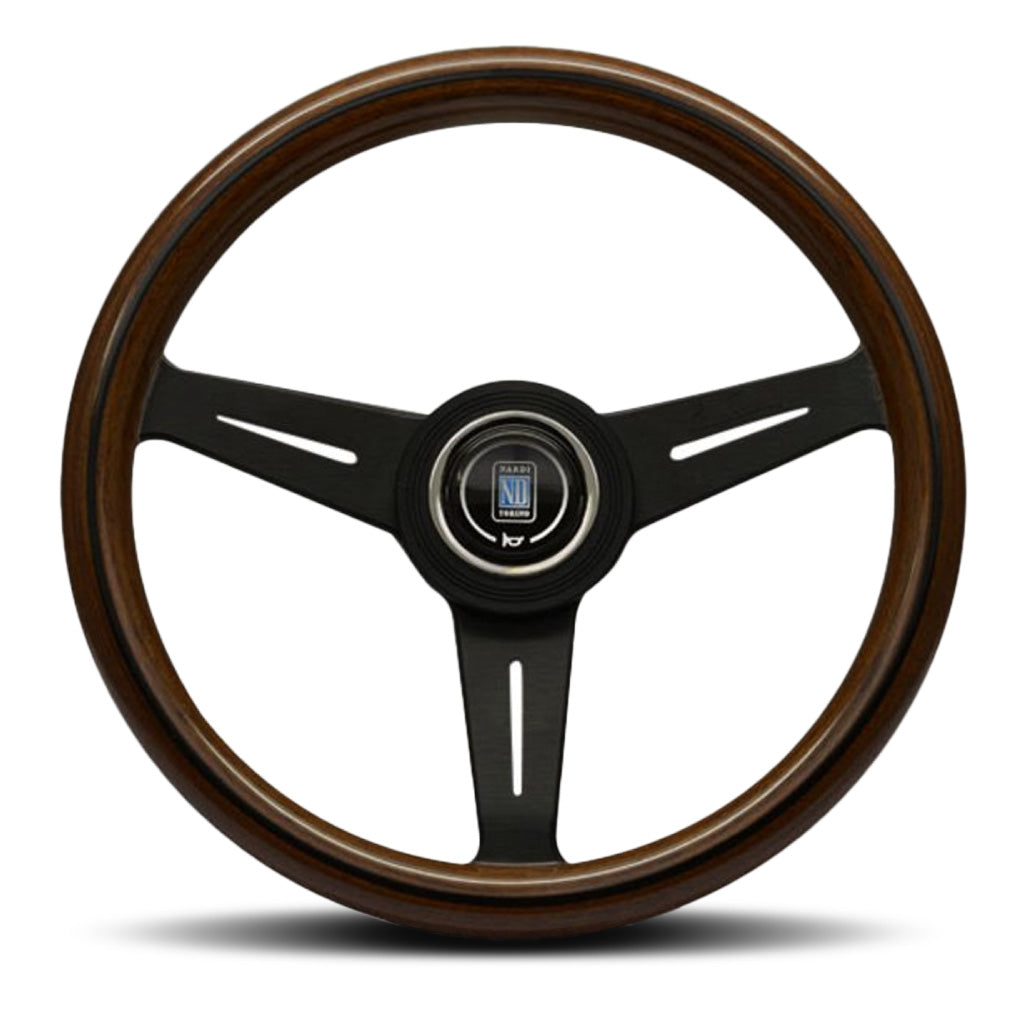 Nardi ND Classic Steering Wheel - Wood Black Spokes 340mm