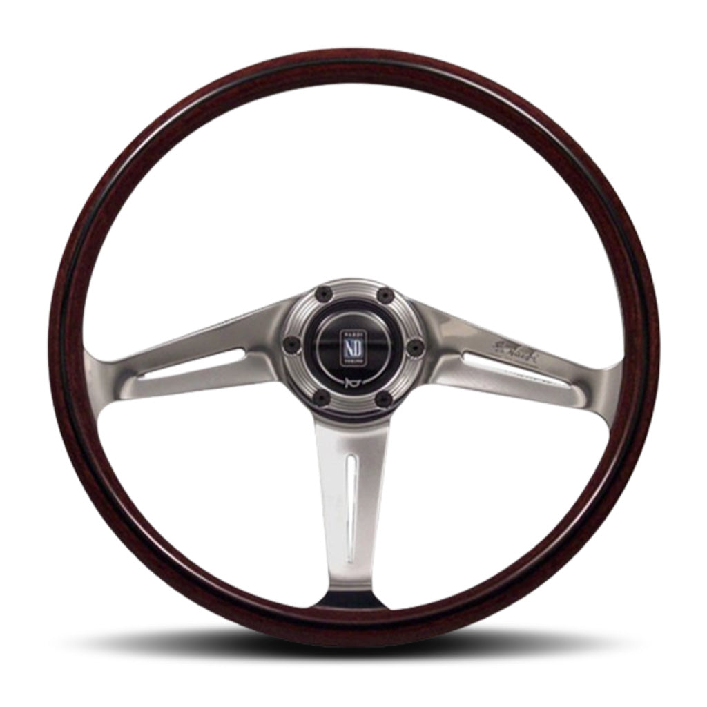 Nardi ND Classic Steering Wheel - Wood Polished Downward Spokes 367mm