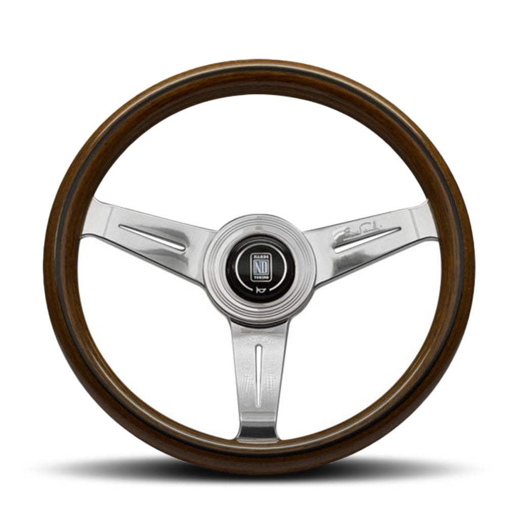 Nardi ND Classic Steering Wheel - Wood Polished Spokes 330mm