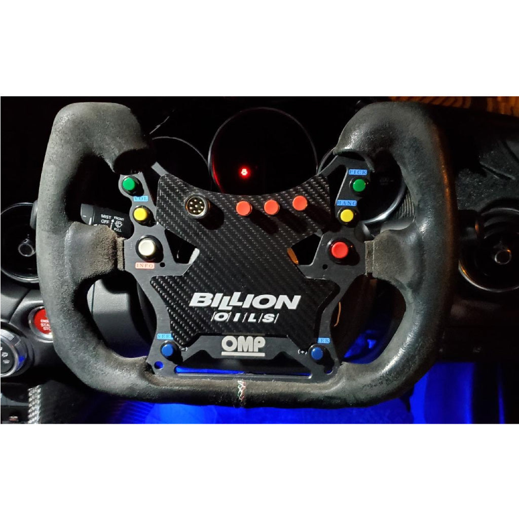 OMP 310 Alu GT Steering Wheel - Black Suede Black Spokes 310mm