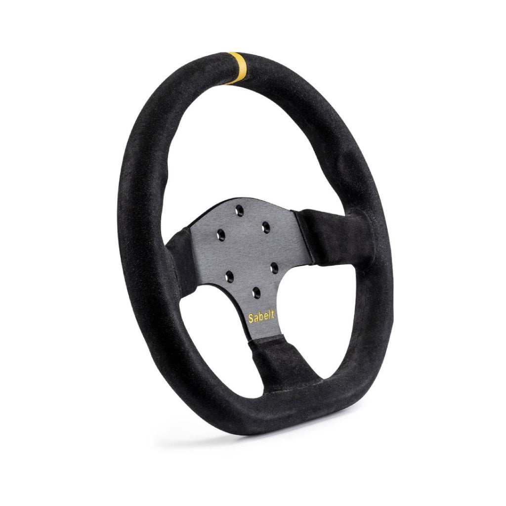Sabelt SW-732 GT Steering Wheel - Black Suede Black Spokes 320mm