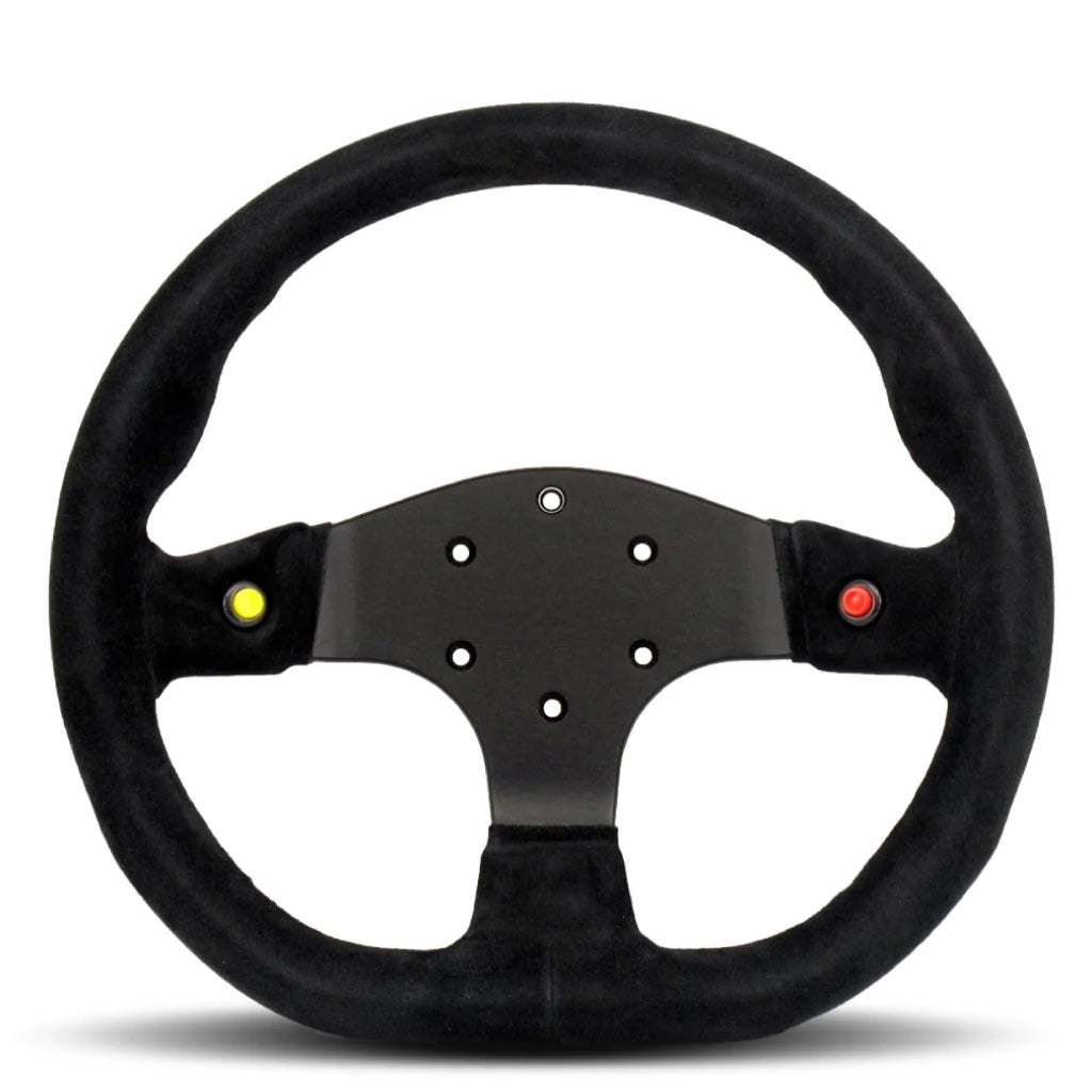 Sport Line Runner 2000 Steering Wheel - Black Suede Black Spokes 330mm