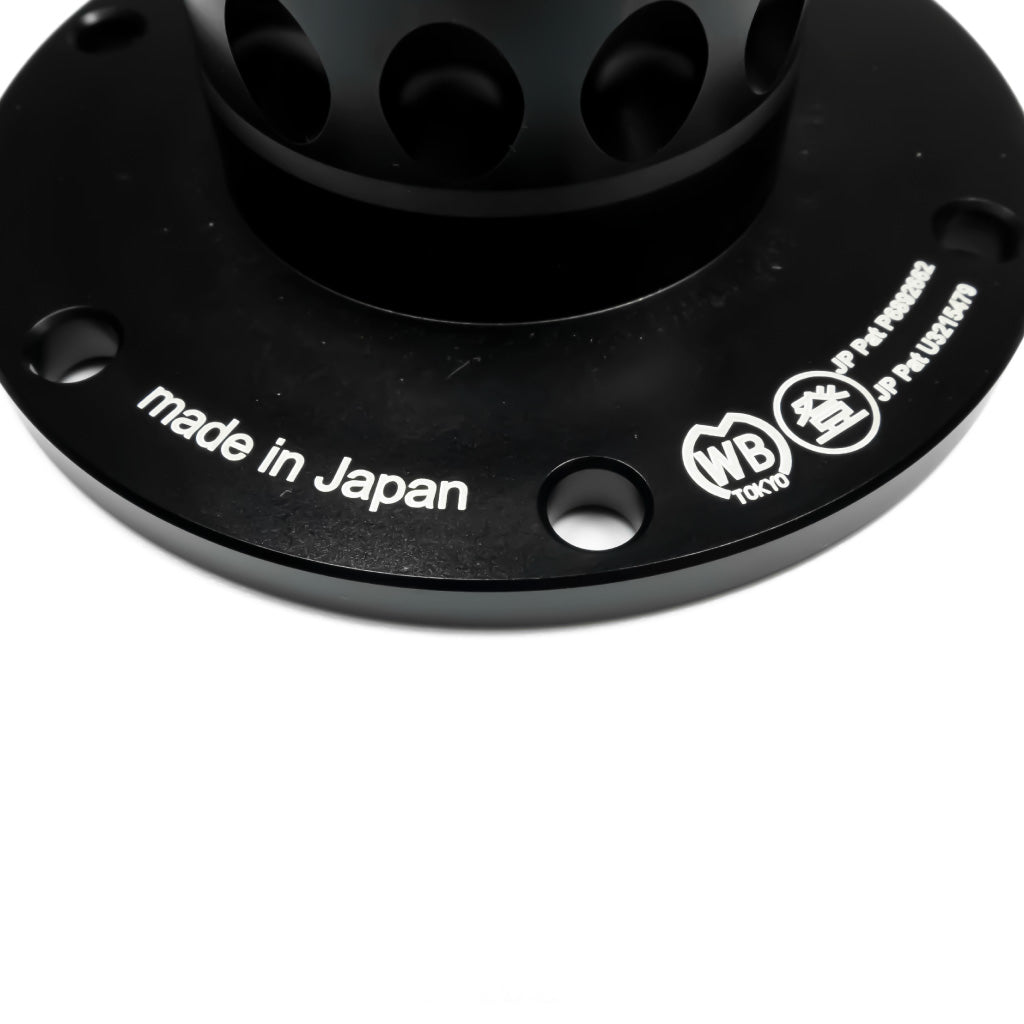 Works Bell RAPFIX2 Steering Wheel Quick Release System Kit - Bolt-On - Black