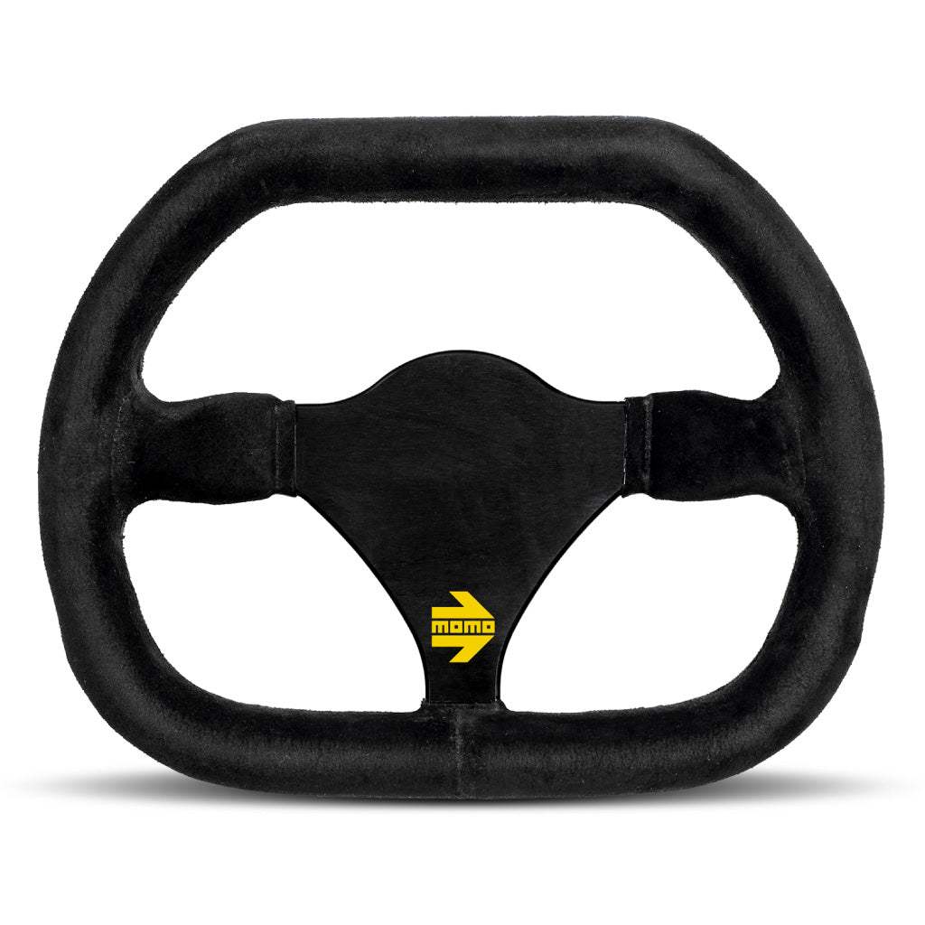 MOMO Mod. 29 Steering Wheel Black Suede Black Spokes 270mm