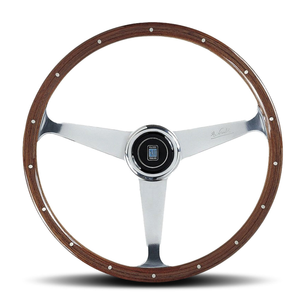 Nardi Anni ’50 Steering Wheel - Mahogany Wood Glossy Spokes 380mm