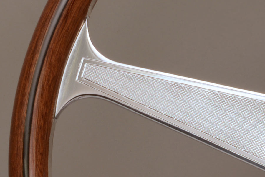 Nardi Anni ’60 Steering Wheel - Mahogany Wood Glossy Spokes 380mm