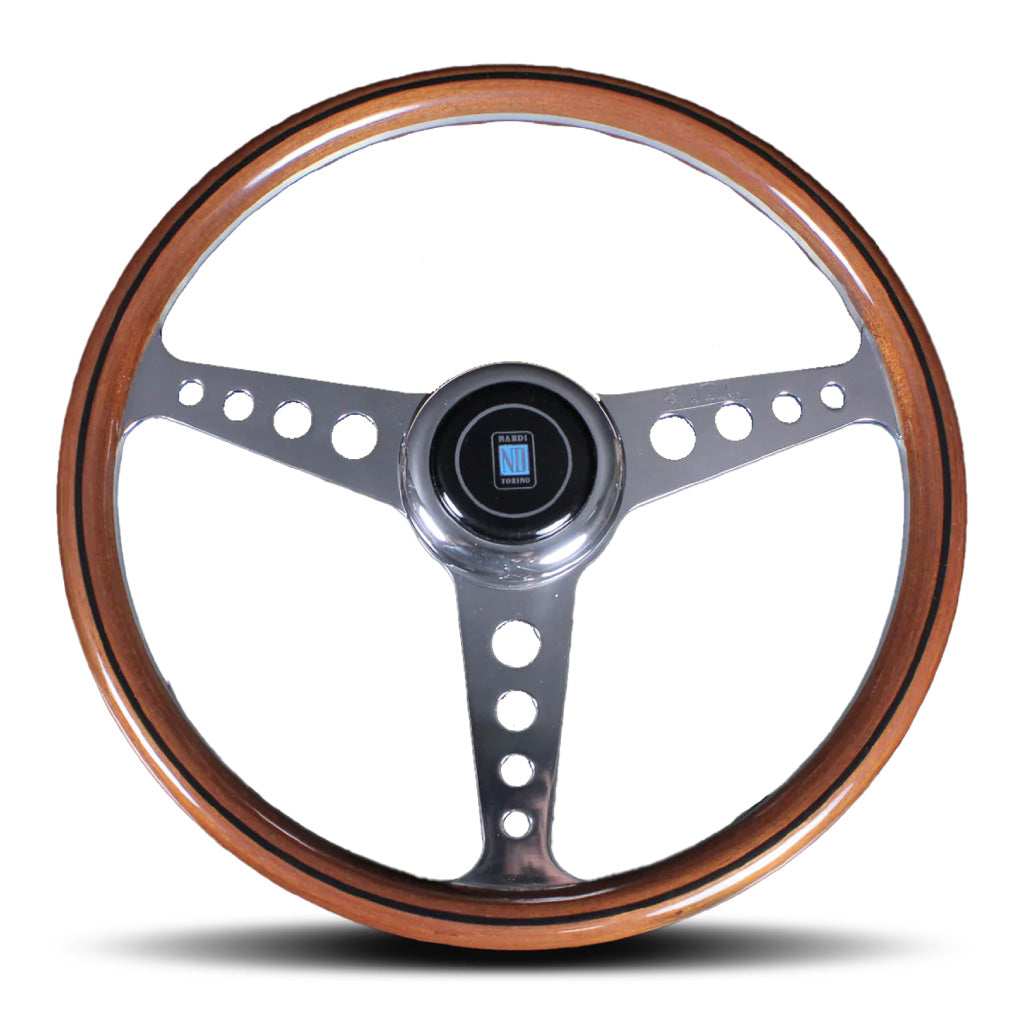 Nardi ND Classic Steering Wheel - Wood Polished Spokes 360mm