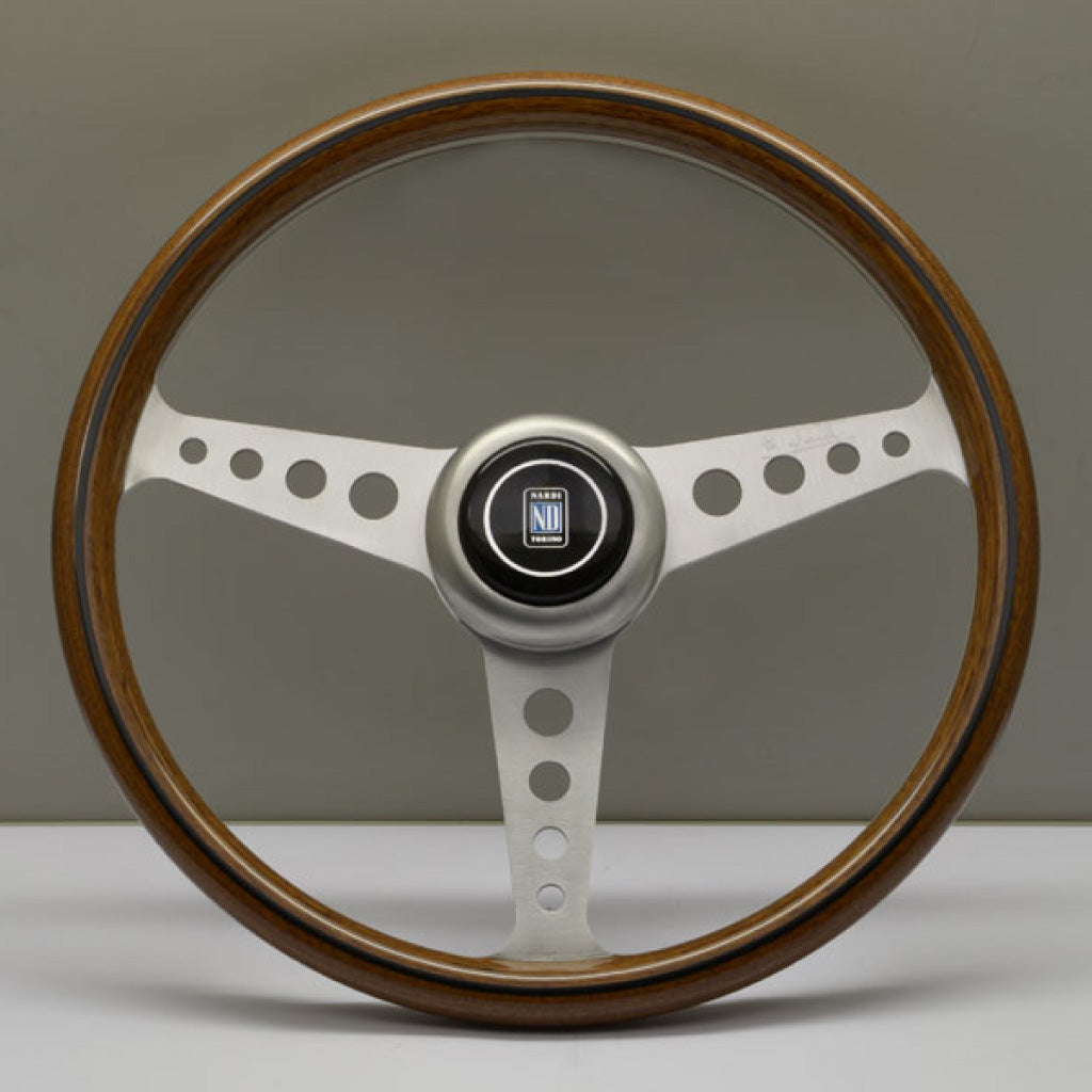 Nardi ND Classic Steering Wheel - Wood Satin Spokes 360mm