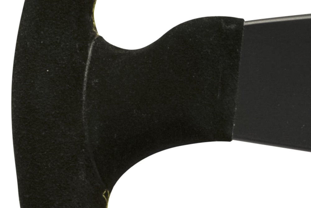 Personal Fitti Corsa Steering Wheel - Black Leather Black Spokes Yellow Stitching 350mm